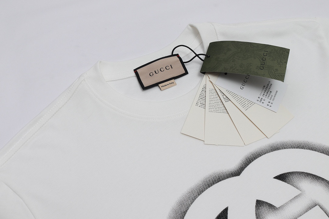 Gucci T-shirt YL#849 Black/White