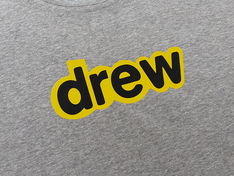 Drew House T-shirt YL#DH8011 Ash Grey