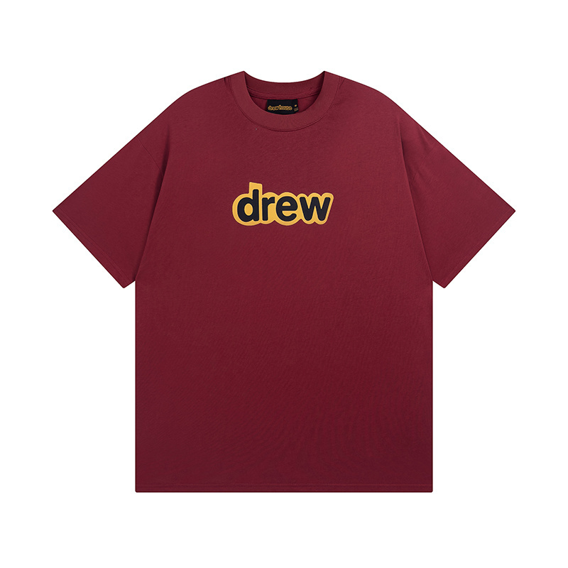 Drew House T-shirt YL#DH8011 Wine Red