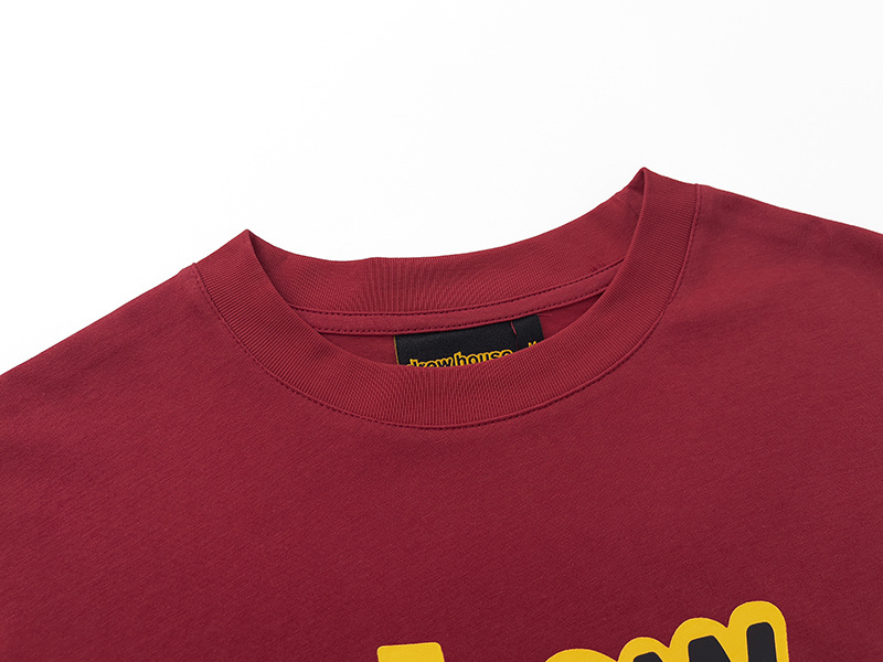 Drew House T-shirt YL#DH8011 Wine Red