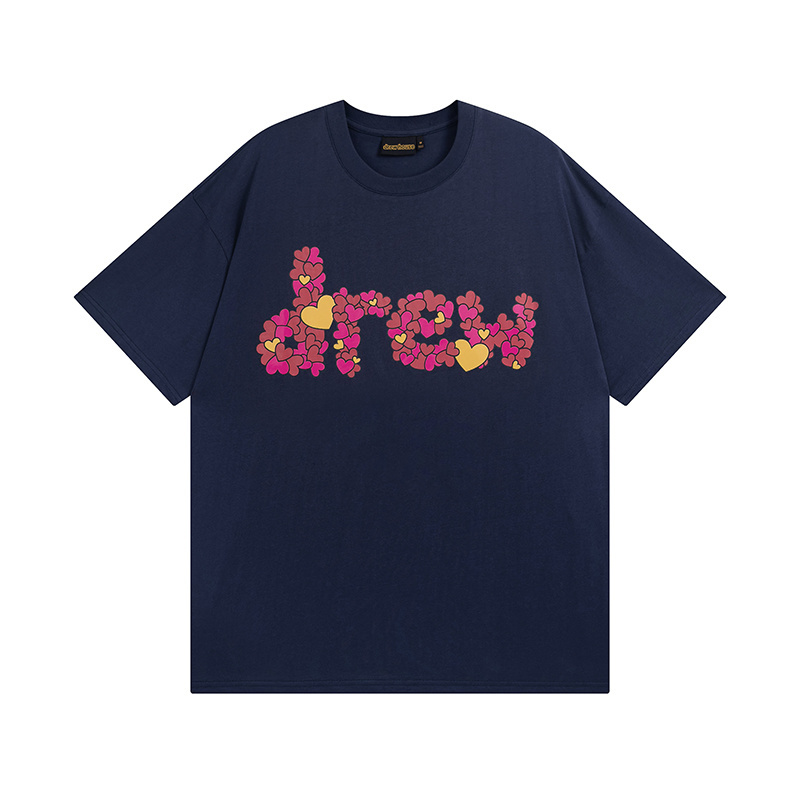 Drew House T-shirt YL#DH8012 Navy Blue