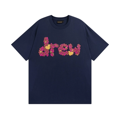 Drew House T-shirt YL#DH8012 Navy Blue 01