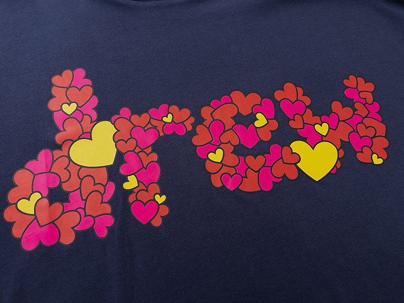 Drew House T-shirt YL#DH8012 Navy Blue