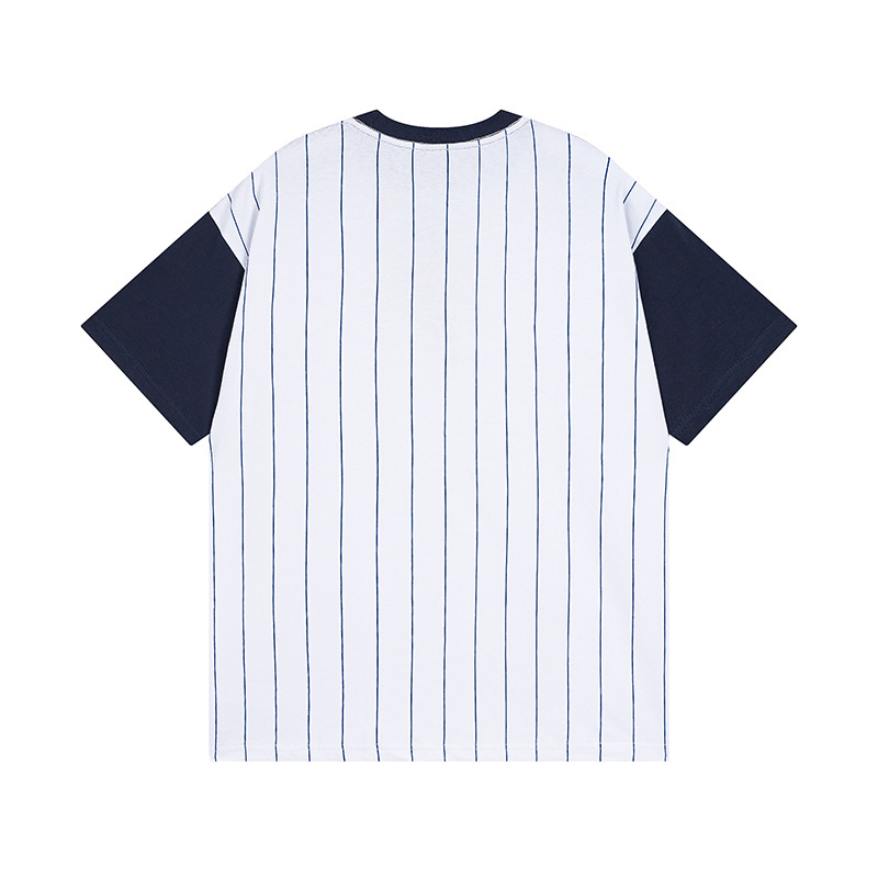 Drew House T-shirt YL#DH8016 Splice White and Blue