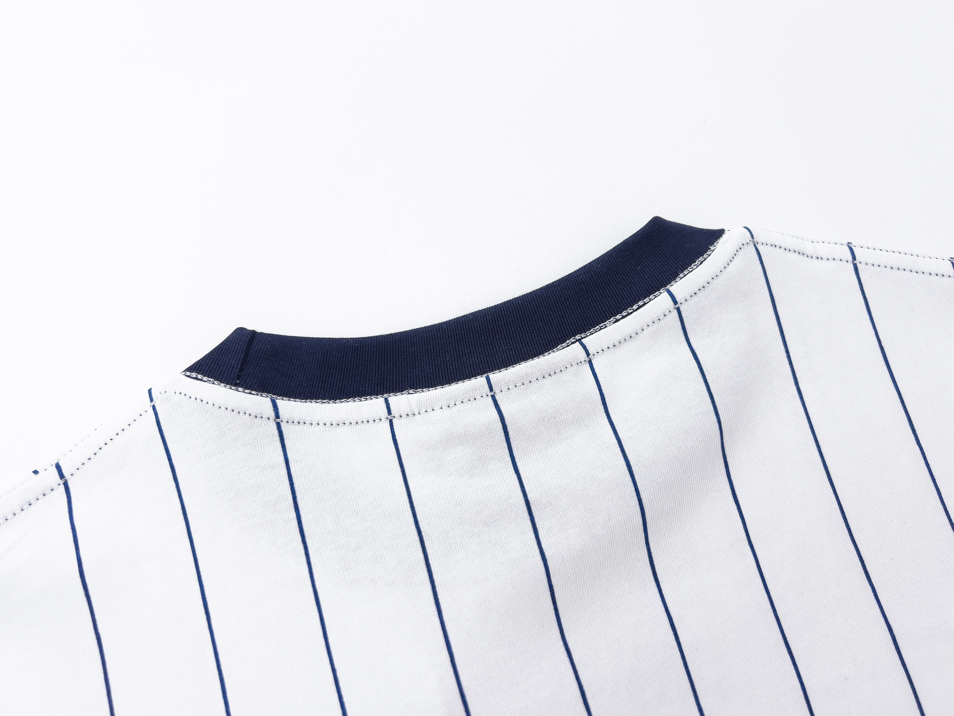 Drew House T-shirt YL#DH8016 Splice White and Blue