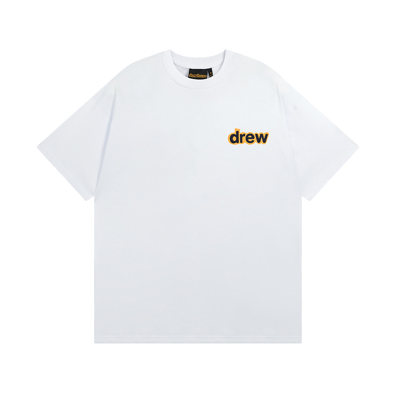Drew House T-shirt YL#DH8017 Black/White/Pink