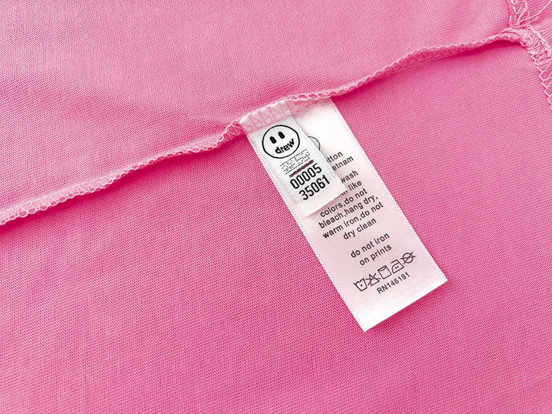 Drew House T-shirt YL#DH8017 Black/White/Pink