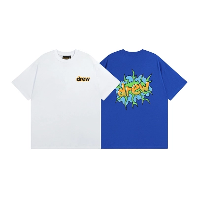 Drew House T-shirt YL#DH8018 Blue/White 01