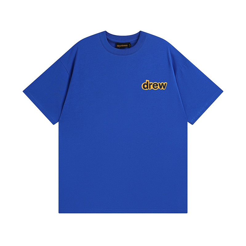 Drew House T-shirt YL#DH8018 Blue/White