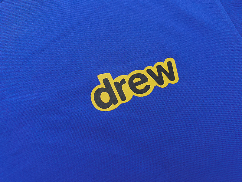 Drew House T-shirt YL#DH8018 Blue/White