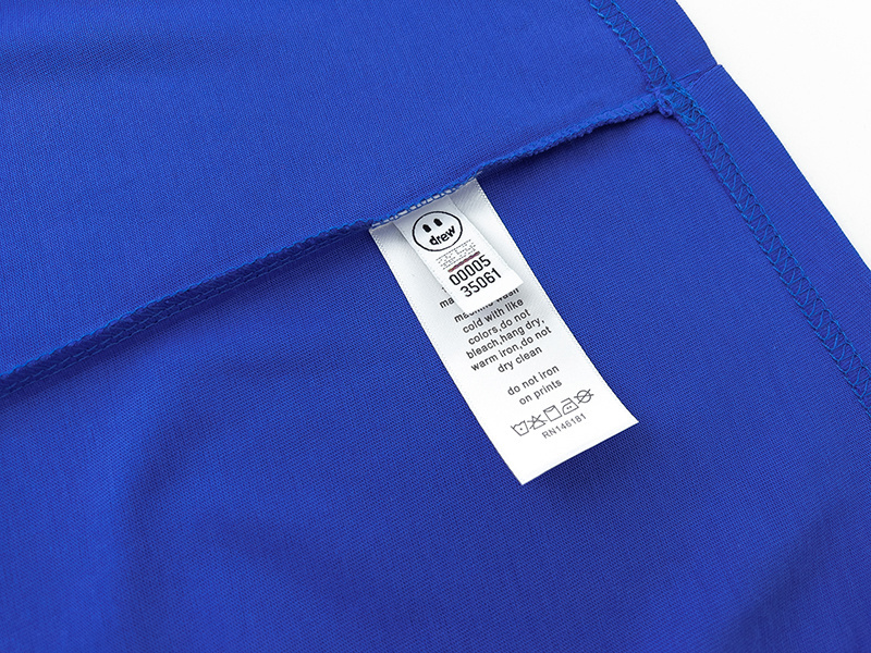 Drew House T-shirt YL#DH8018 Blue/White