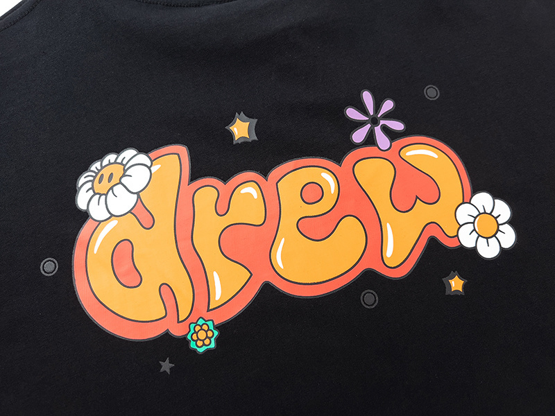 Drew House T-shirt YL#DH8020 Black