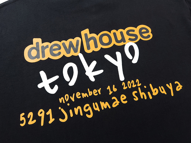 Drew House T-shirt YL#DH8021 Black
