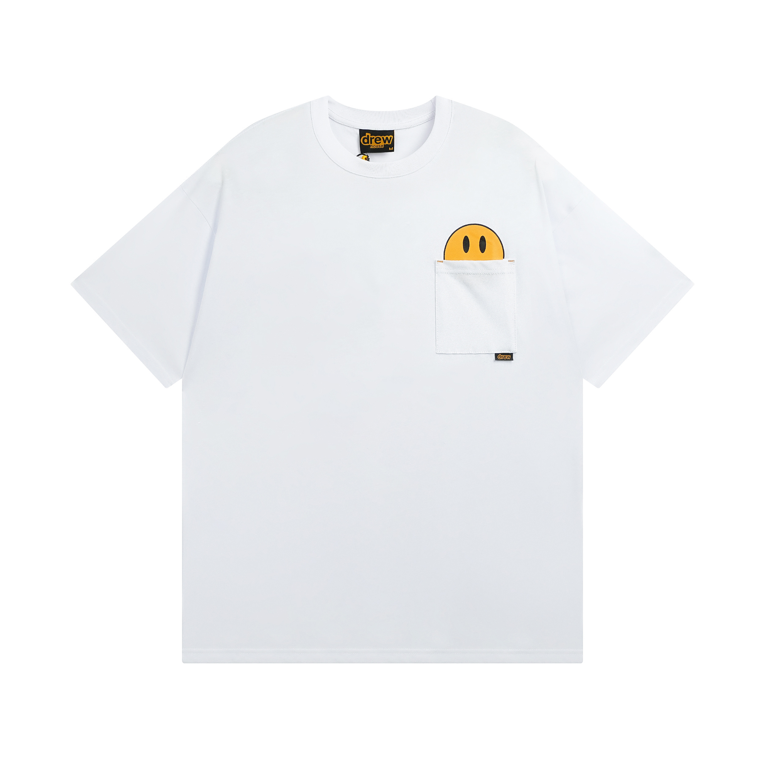 Drew House T-shirt YL#DH8026 Black/White