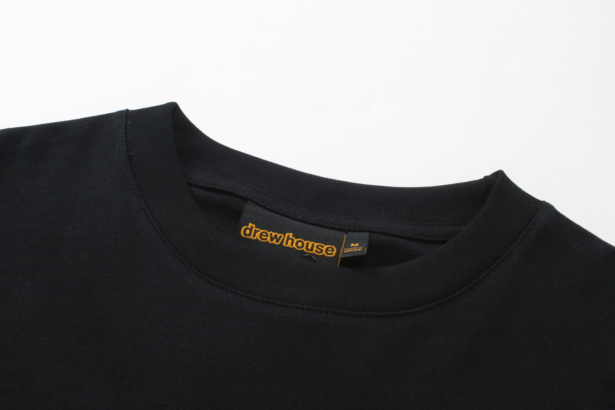 Drew House T-shirt YL#DH8027 Black/White