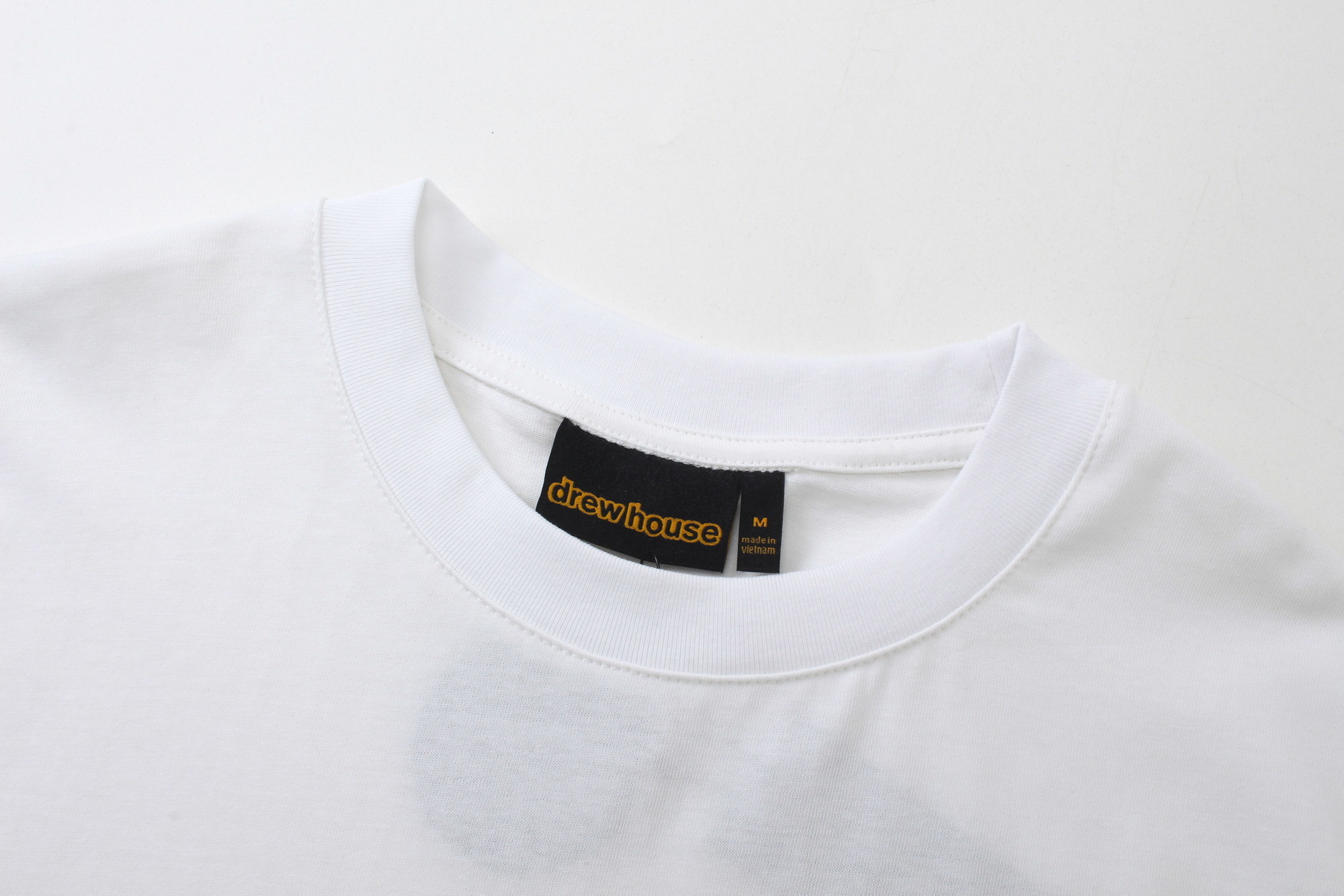 Drew House T-shirt YL#DH8027 Black/White