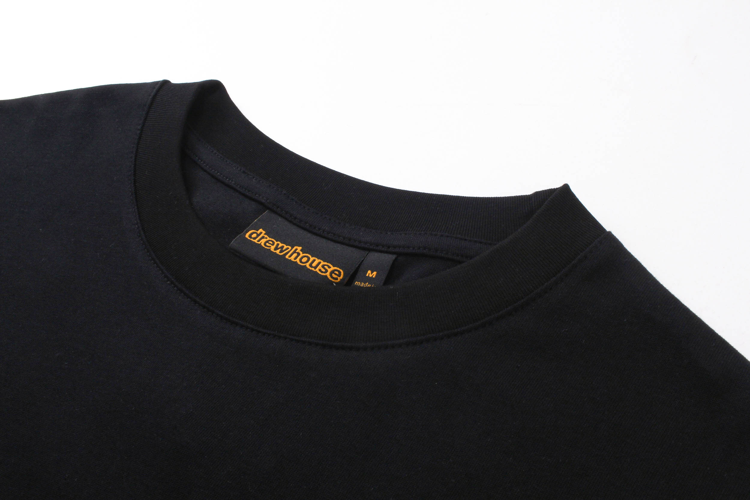 Drew House T-shirt YL#DH8036 Black/White