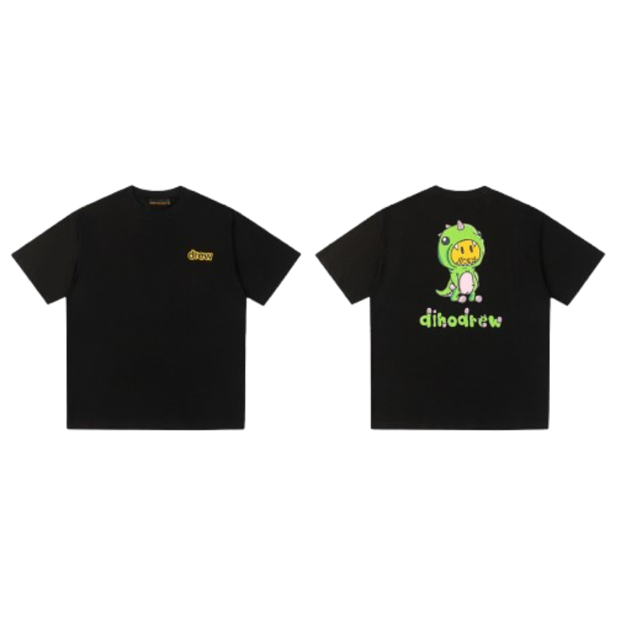 Drew House T-shirt YL#DH8040 Black