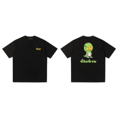 Drew House T-shirt YL#DH8040 Black 01