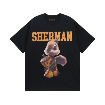 Drew House T-shirt YL#DH8041 Black/White 02