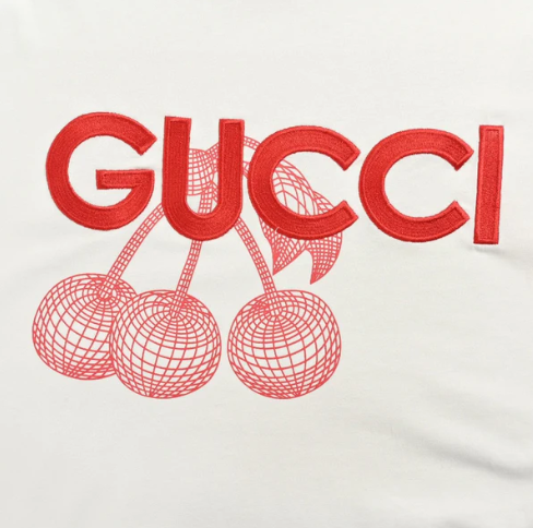 Gucci Cherry Graphic YL#890 White