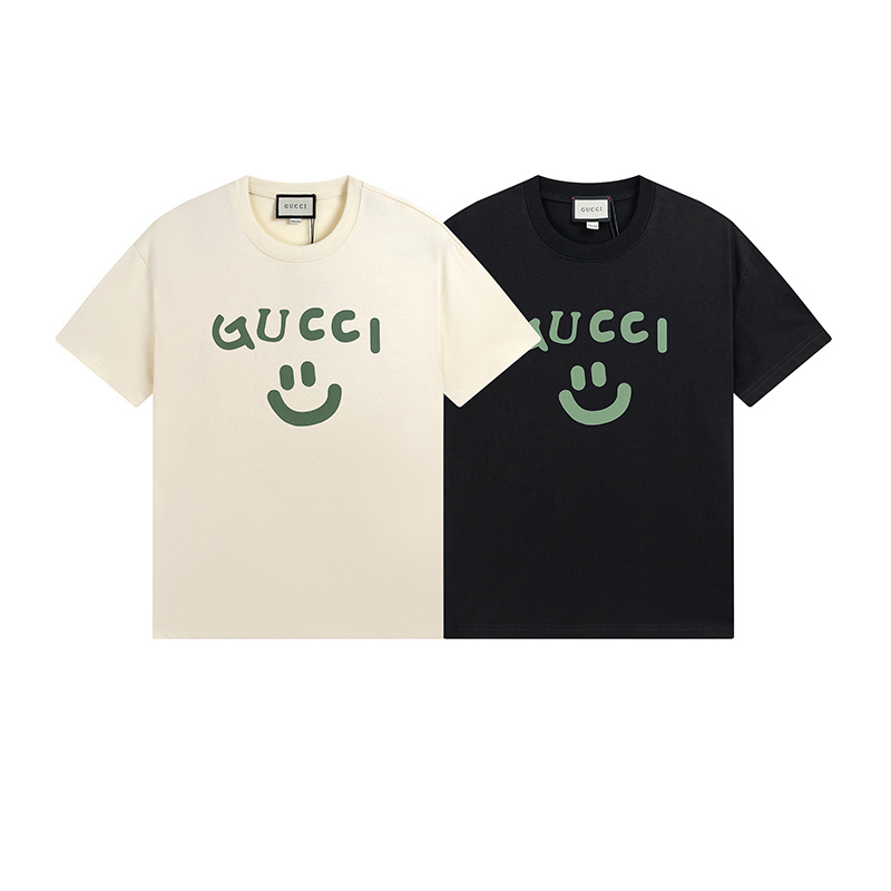 Gucci T-shirt YL#503 Black/Apricot
