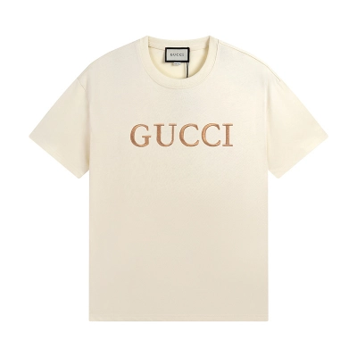 Gucci T-shirt YL#508 Black/Apricot 02