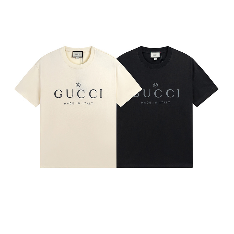 Gucci T-shirt YL#520 Black/Apricot