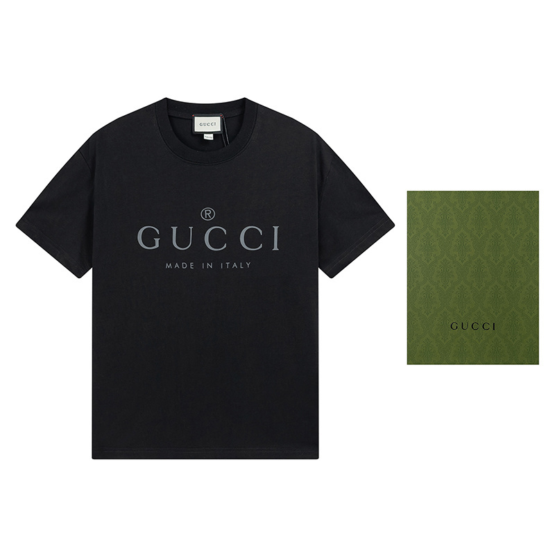 Gucci T-shirt YL#520 Black/Apricot