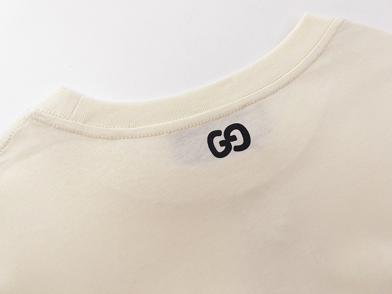 Gucci T-shirt YL#523A Grey/Apricot