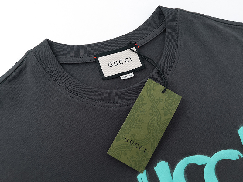 Gucci T-shirt YL#523A Grey/Apricot