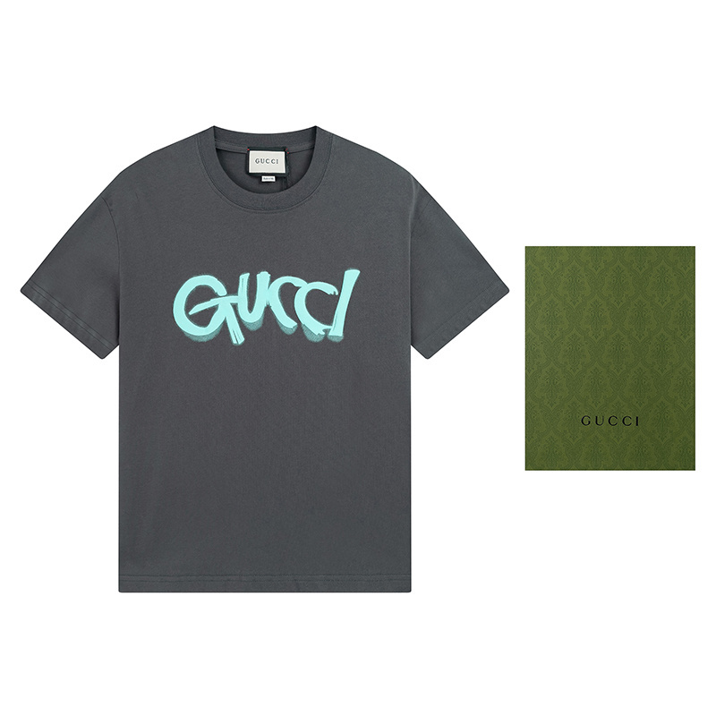 Gucci T-shirt YL#523A Grey/Apricot