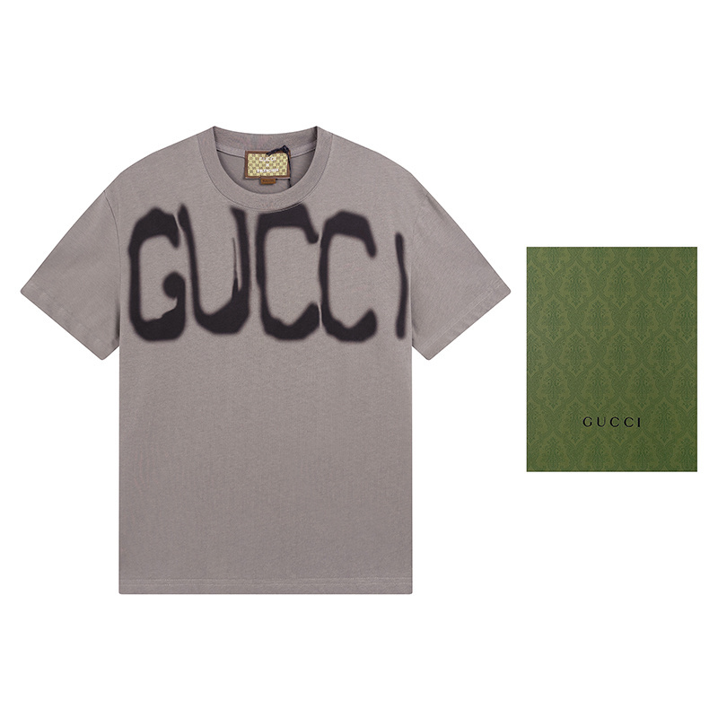 Gucci T-shirt YL#523A Grey/Black/White