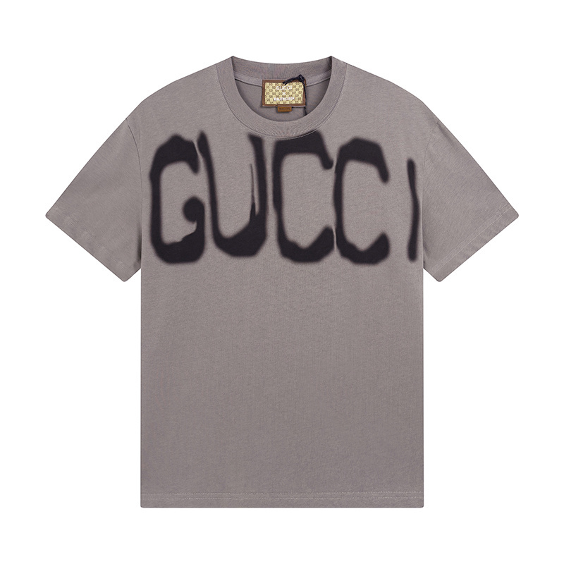Gucci T-shirt YL#523A Grey/Black/White