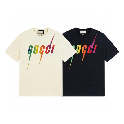Gucci T-shirt YL#568 Black/Apricot 01