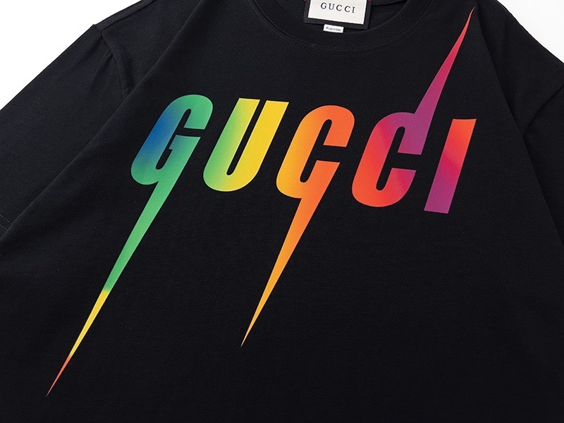 Gucci T-shirt YL#568 Black/Apricot