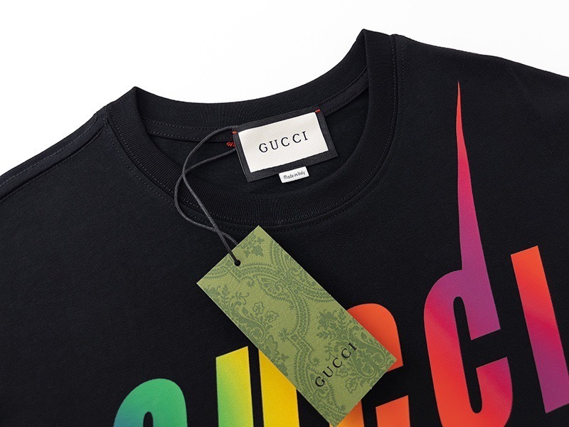 Gucci T-shirt YL#568 Black/Apricot