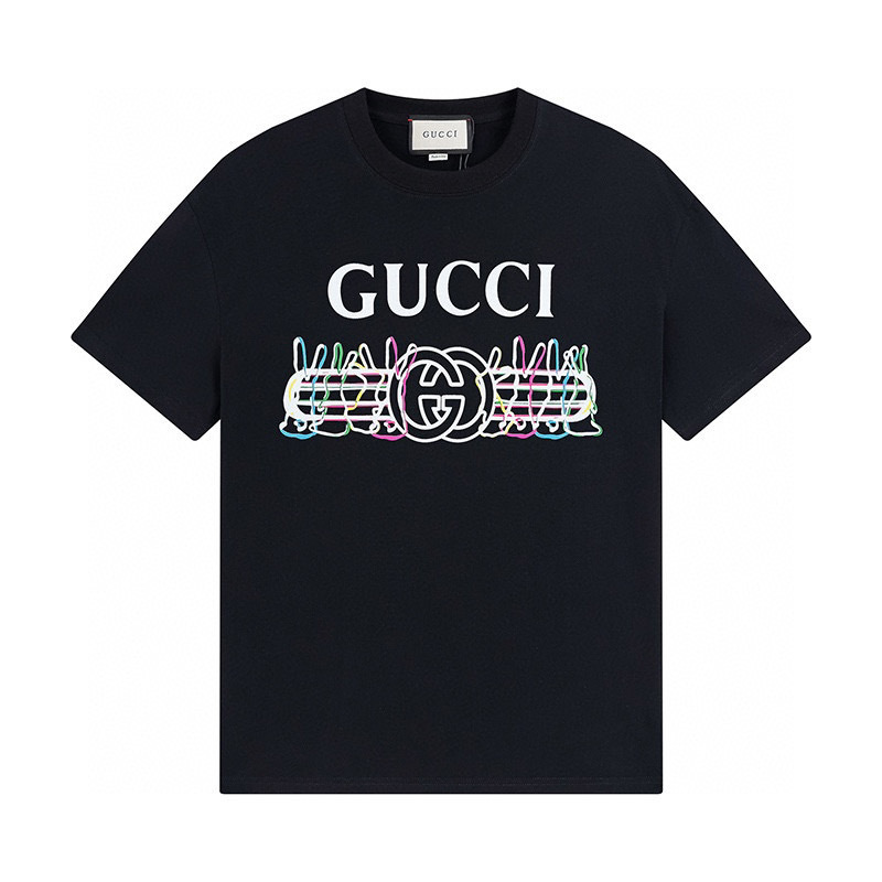 Gucci T-shirt YL#580 Black/White