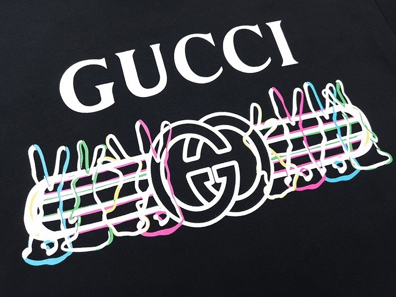 Gucci T-shirt YL#580 Black/White