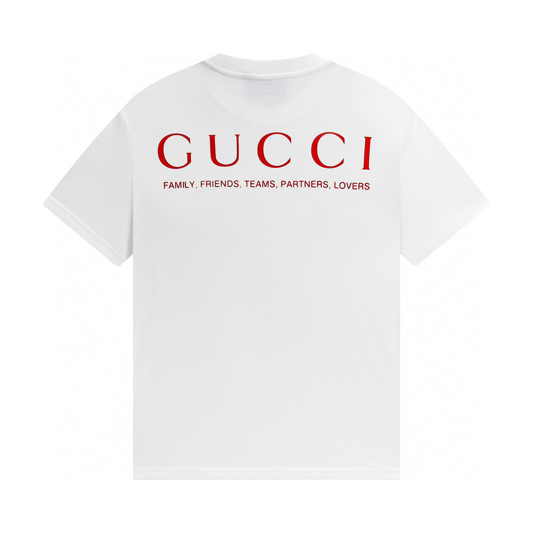 Gucci T-shirt YL#820 Black/White