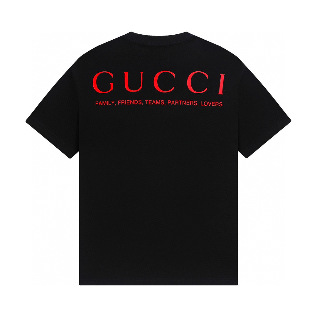 Gucci T-shirt YL#820 Black/White
