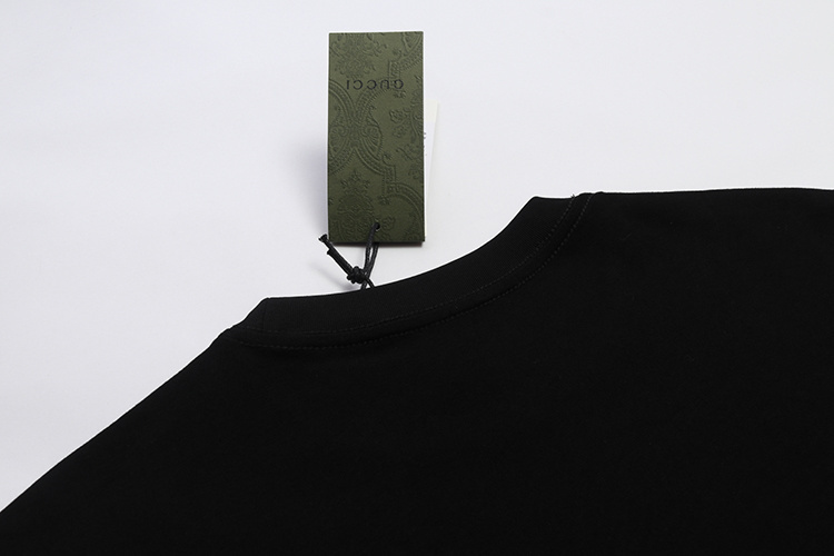 Gucci T-shirt YL#821 Black/Apricot