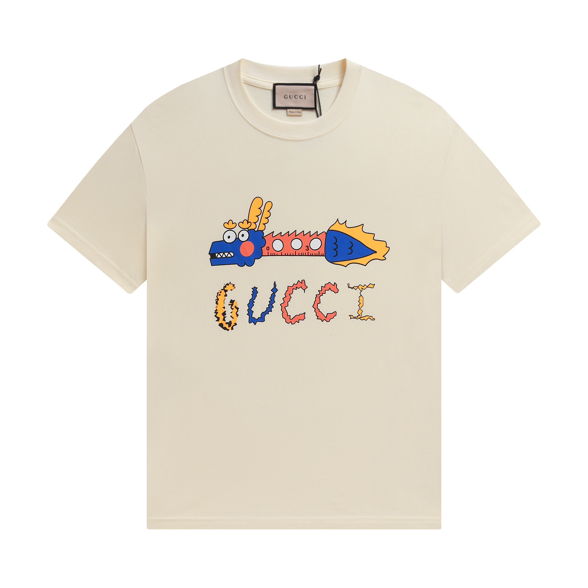 Gucci T-shirt YL#825 Black/Apricot