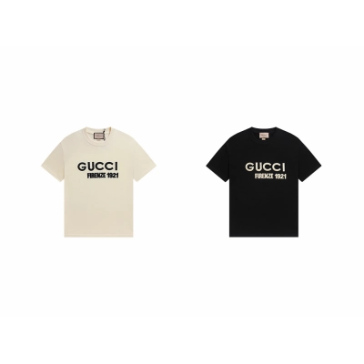 Gucci T-shirt YL#833 Black/Apricot 01