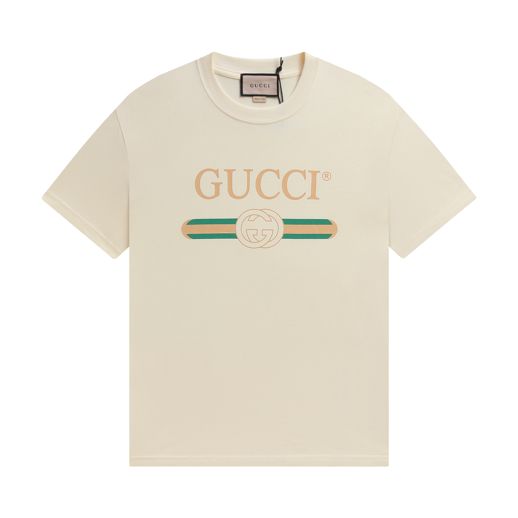 Gucci T-shirt YL#836 Black/Apricot