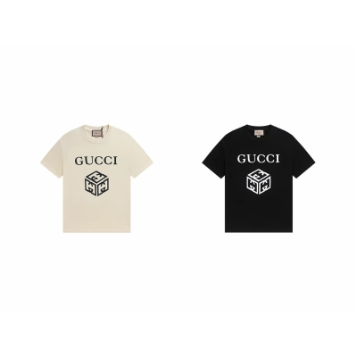 Gucci T-shirt YL#837 Black/Apricot 01