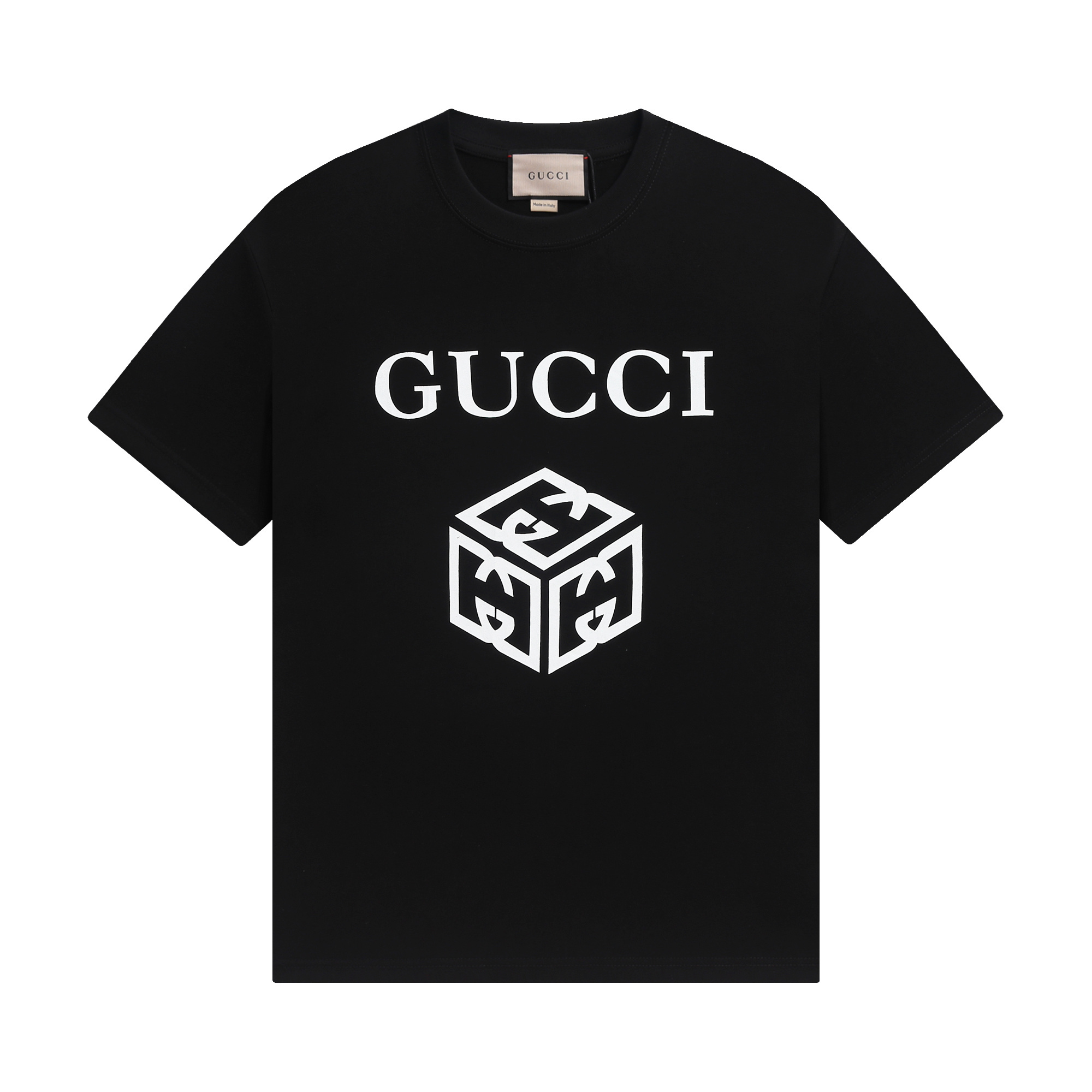 Gucci T-shirt YL#837 Black/Apricot