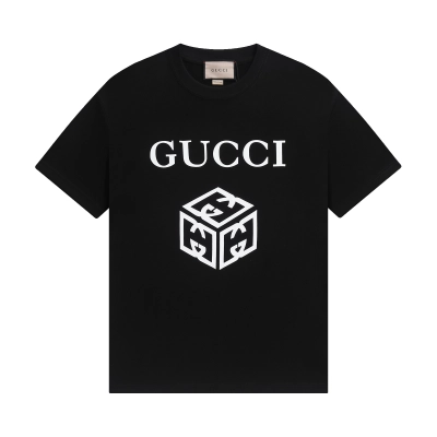 Gucci T-shirt YL#837 Black/Apricot 02