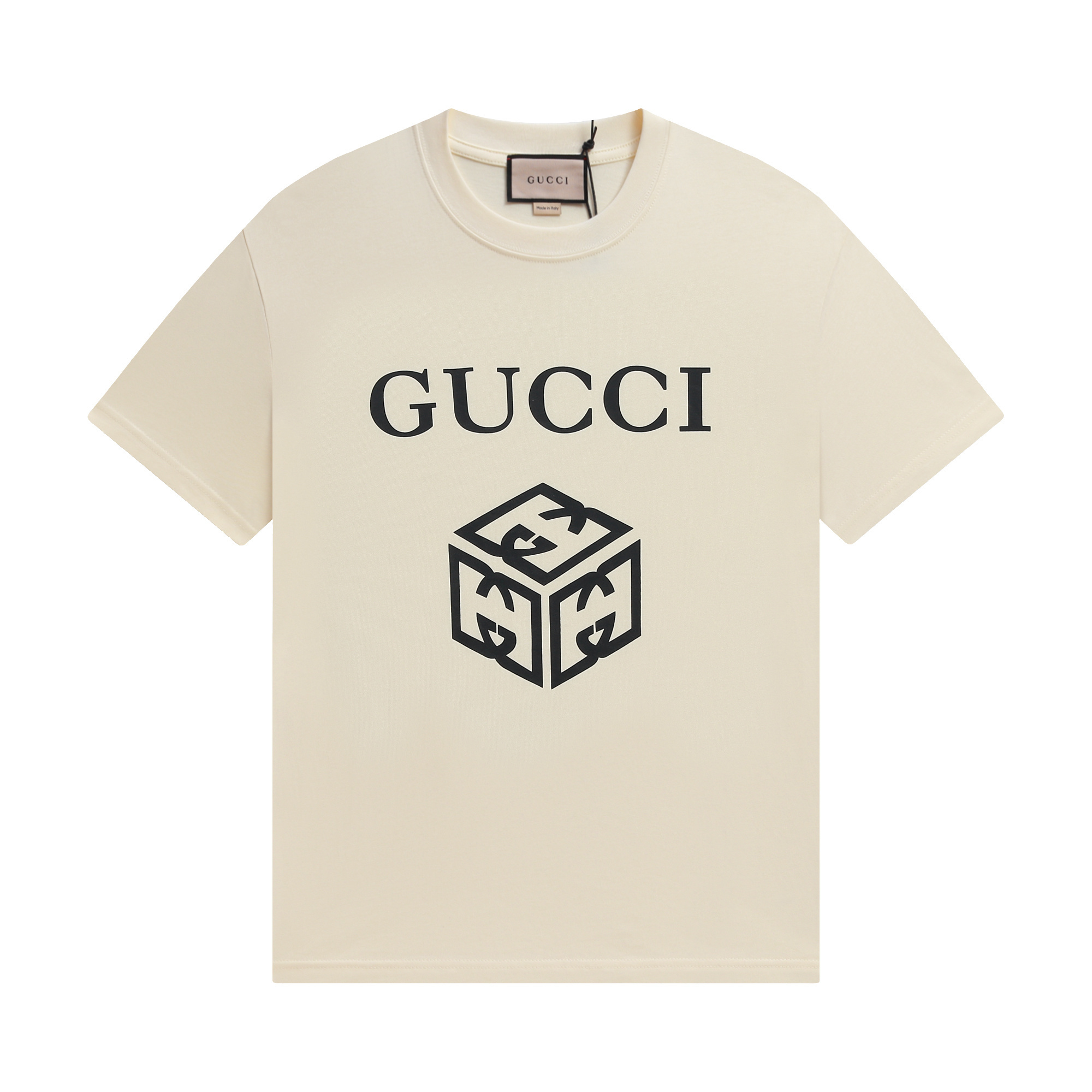Gucci T-shirt YL#837 Black/Apricot