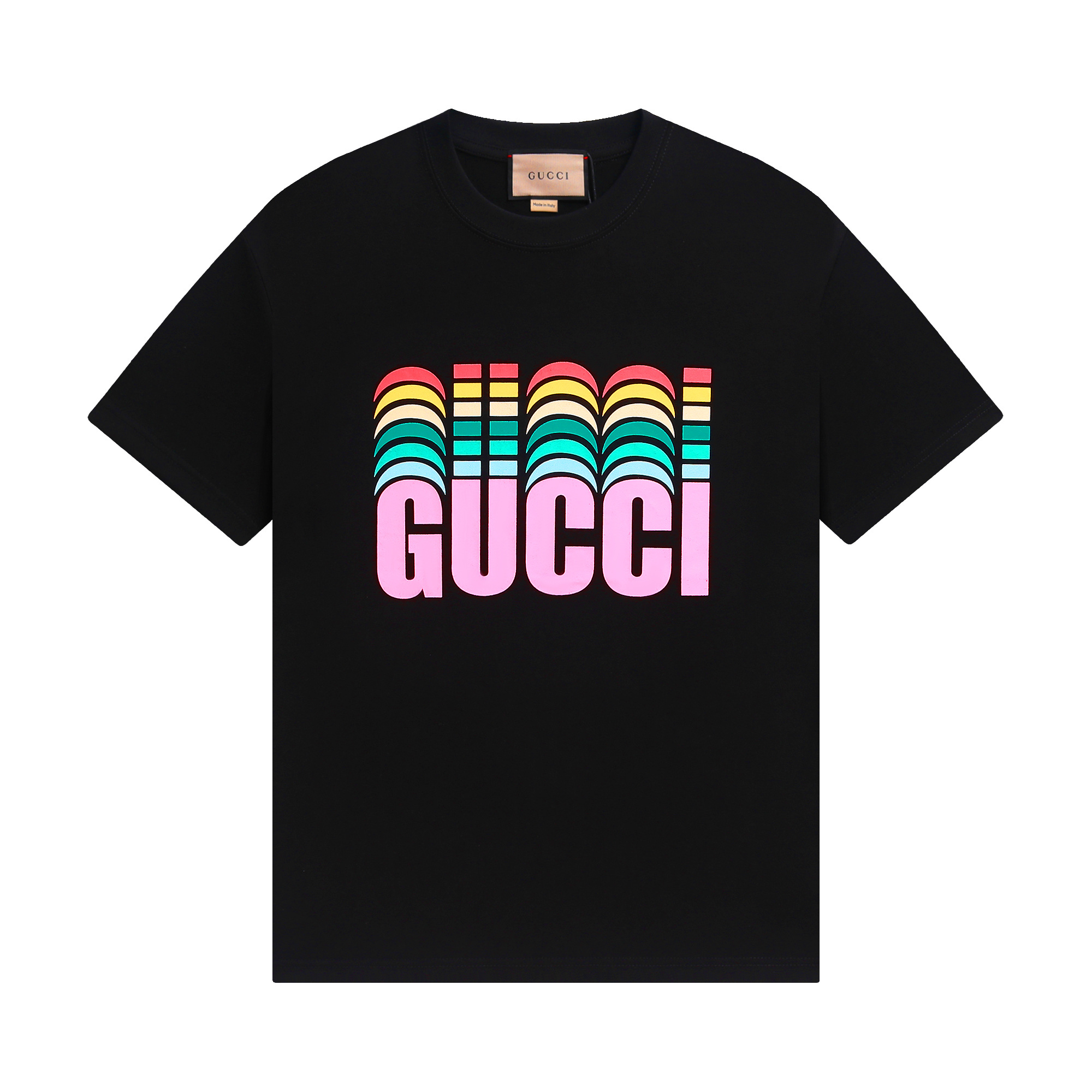 Gucci T-shirt YL#838 Black/Apricot